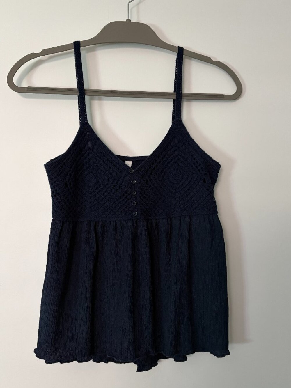 Stradivarius Women's Navy Tank size S